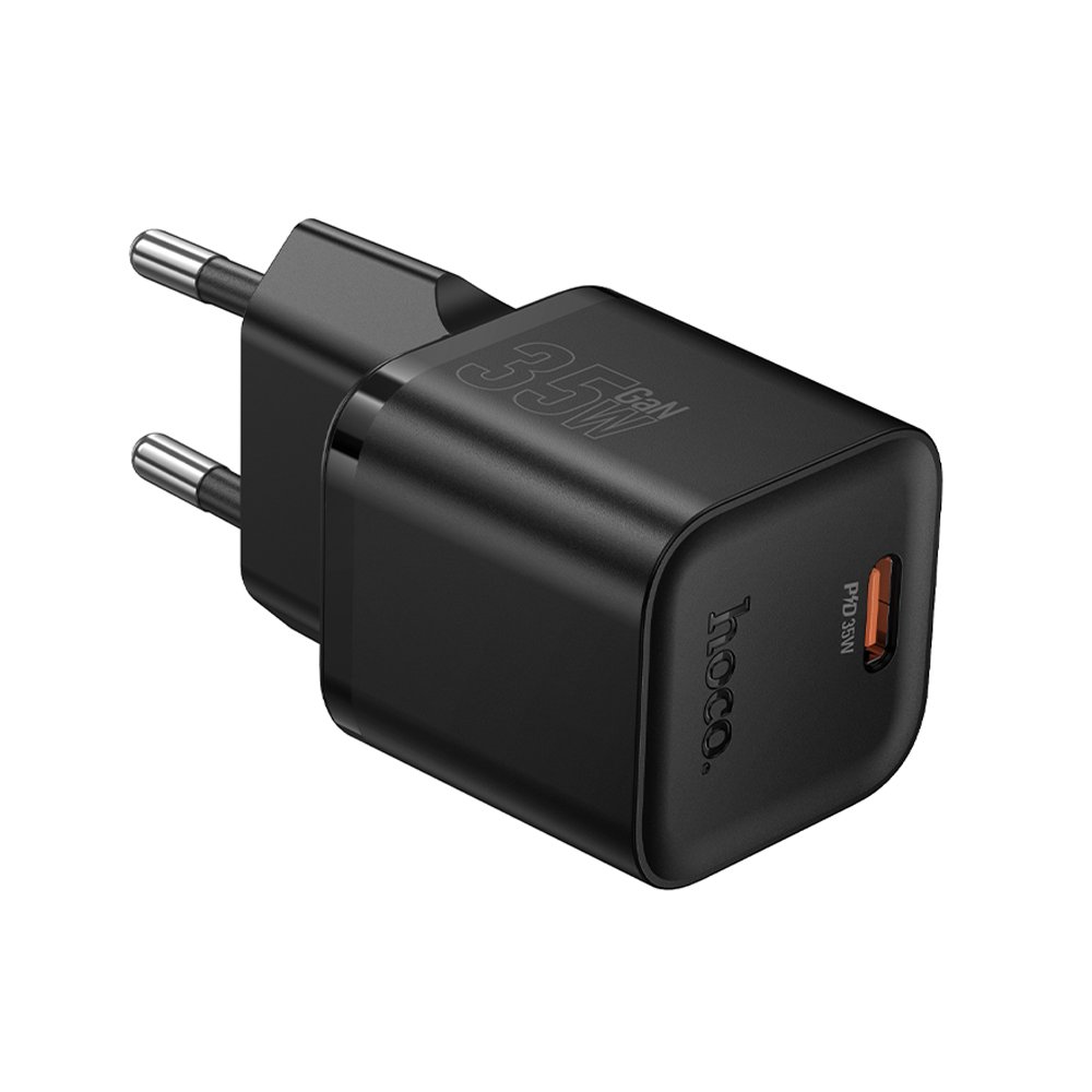 Зарядное устройство HOCO N66 Ingenious single port PD35W charger (EU) Black