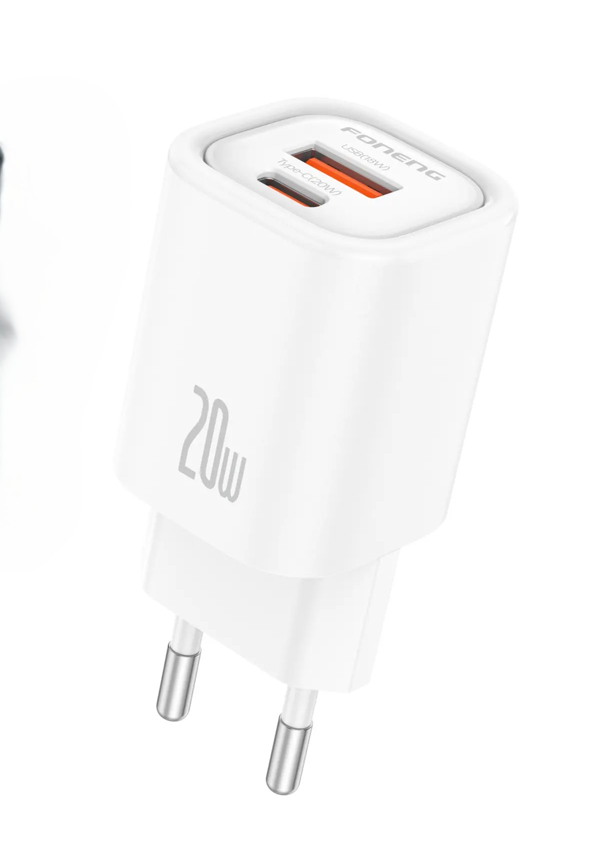 СЗУ Foneng EU70 USB-A / USB-C, PD20W (White)