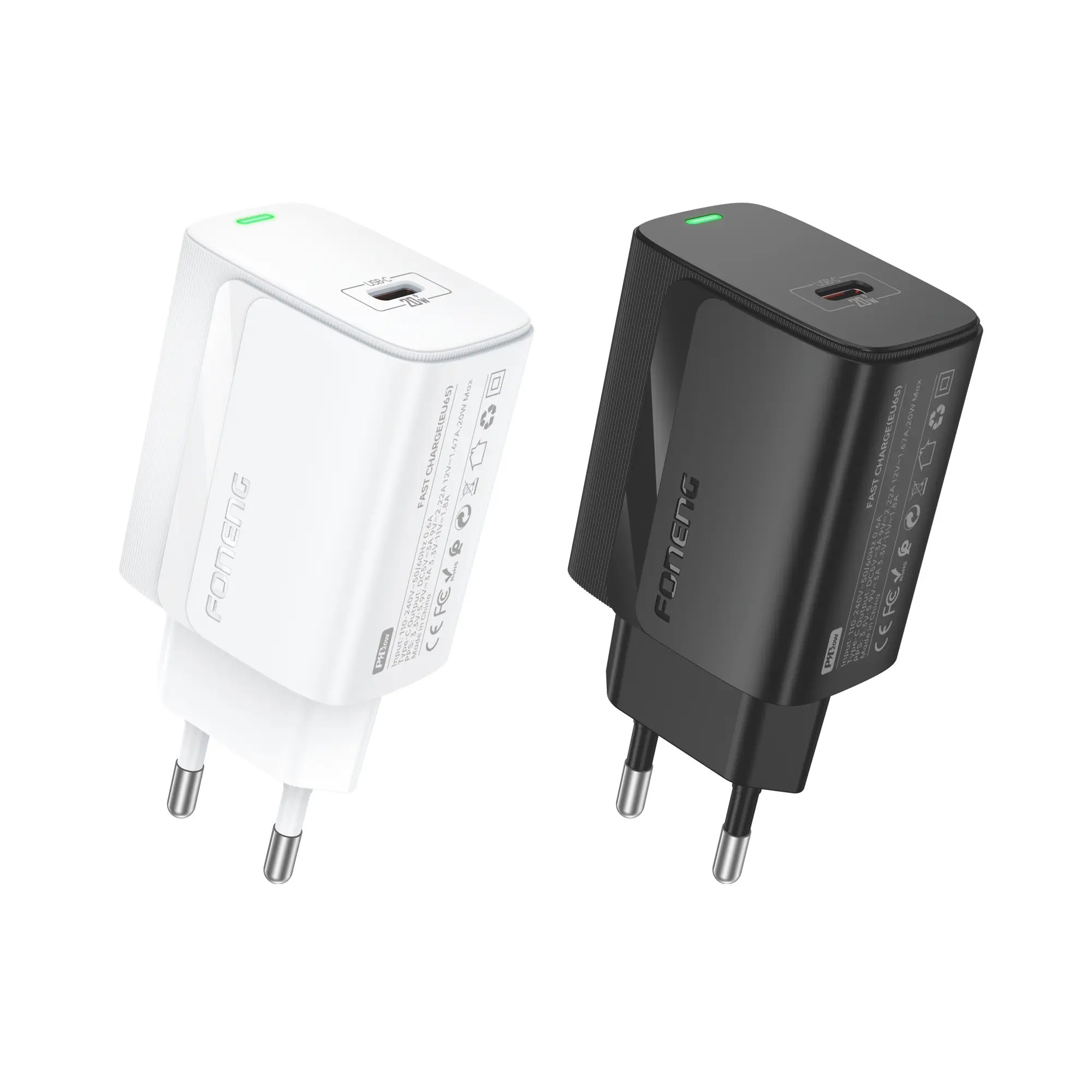 СЗУ Foneng EU65 USB-C, PD20W (Black)