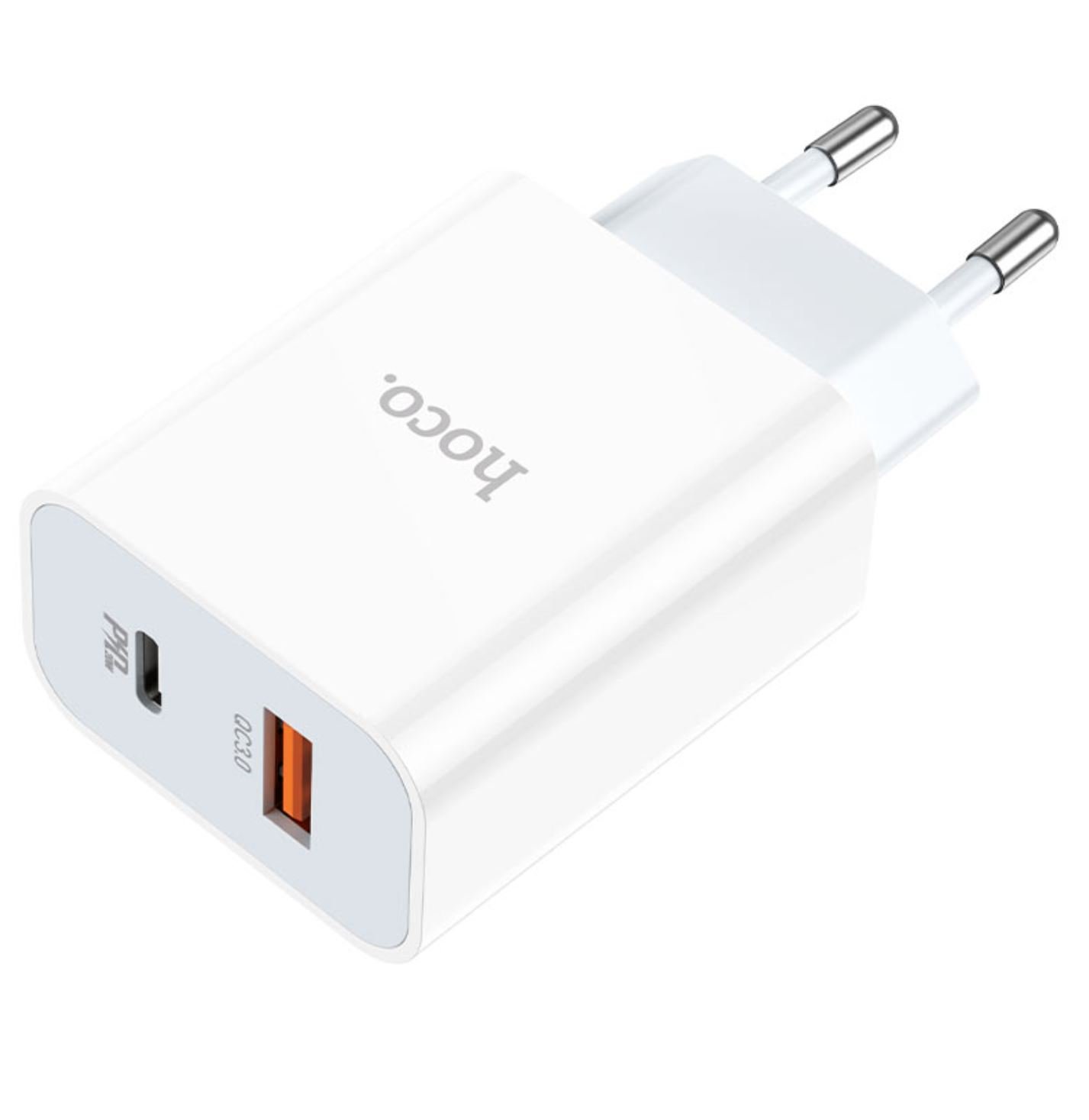 СЗУ HOCO C97A PD20W+QC3.0 charger(EU) (белый)
