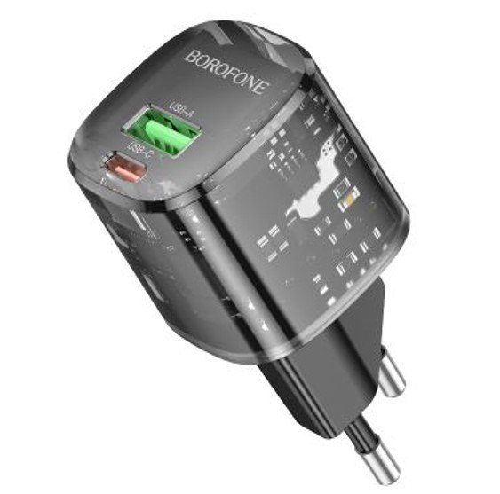 СЗУ BOROFONE BN17 Sunlight PD20W+QC3.0 charger(EU) (черный)