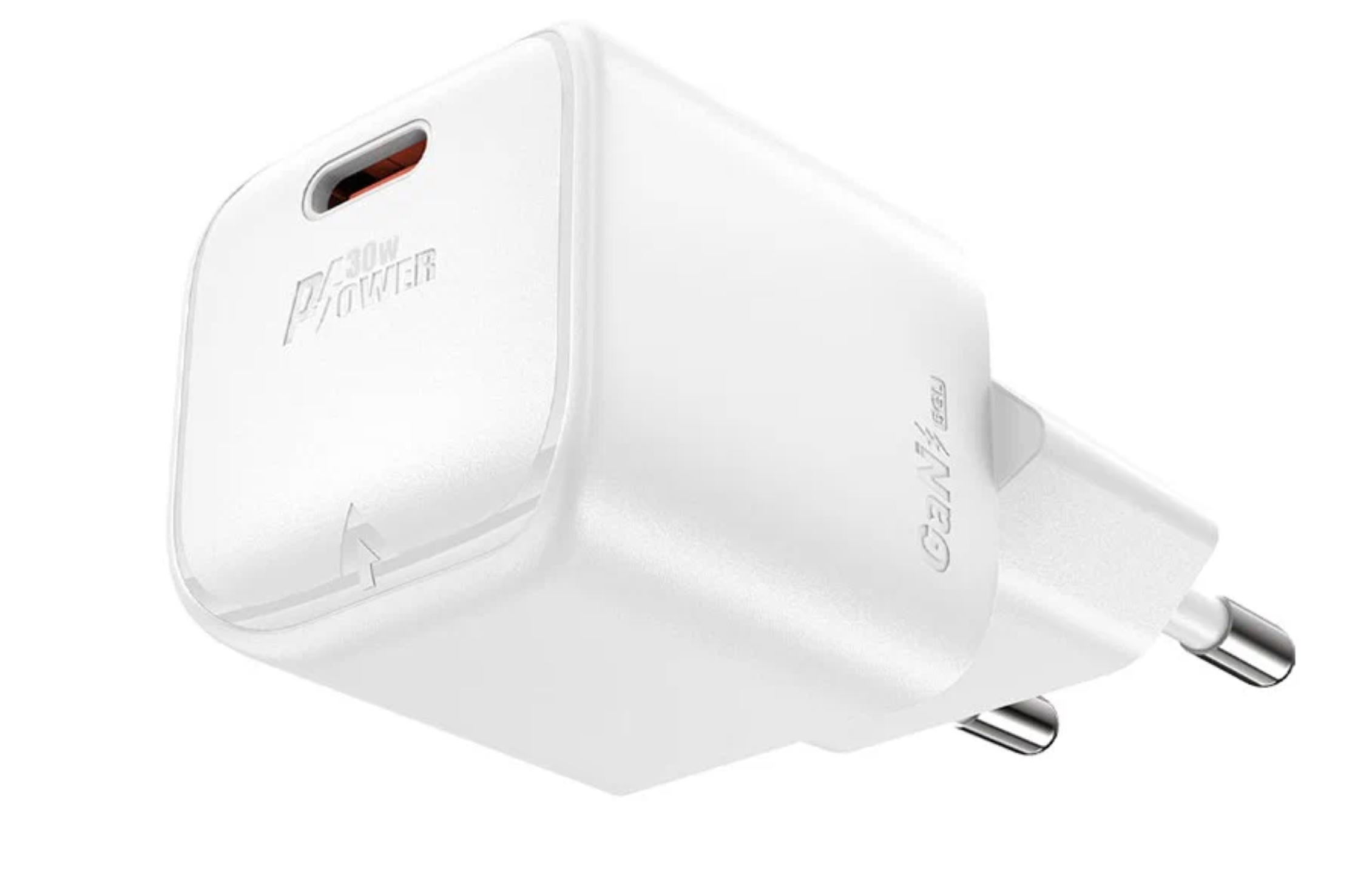 СЗУ ACEFAST A77 mini PD30W GaN  single USB-C + cabel Type-C-Type-C (C3-03) - White