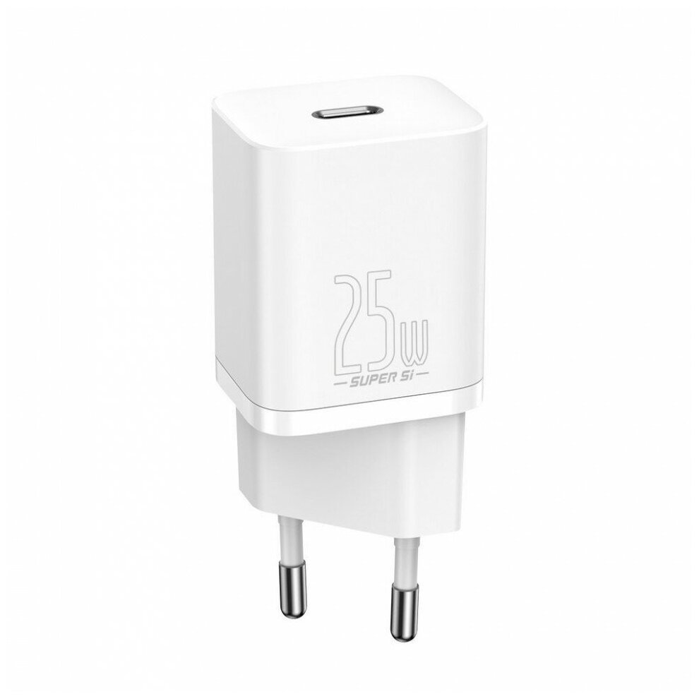 СЗУ Baseus Super Si TZCCSUP-L02 Quick Charger 1C 25W EU Sets White