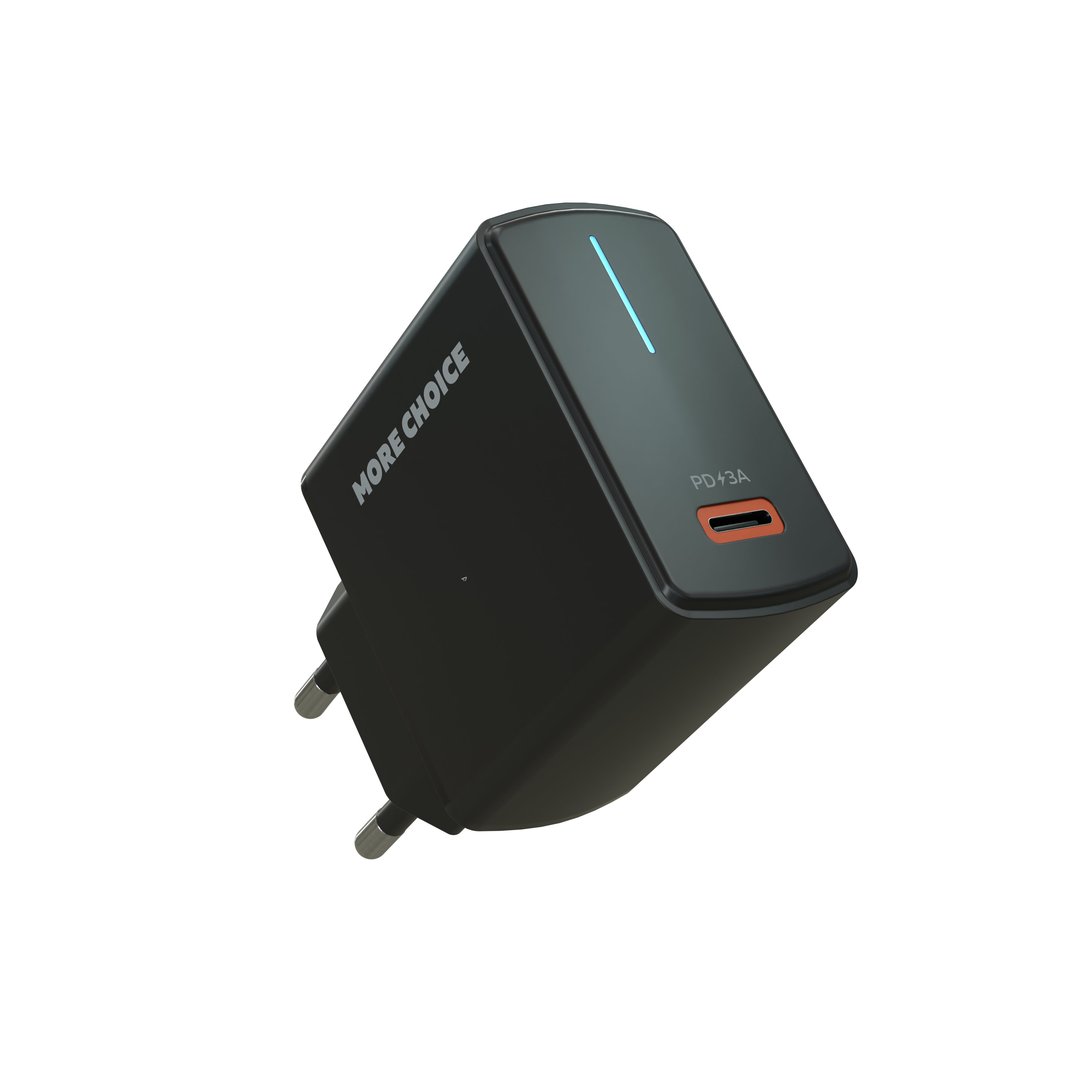 PURE СЗУ 1USB-C 3.0A PD 20W быстрая зарядка More choice NC60 (Black)