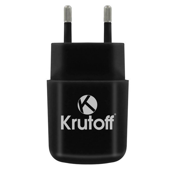 СЗУ Krutoff CH-02 1xUSB, 2.1A (black)