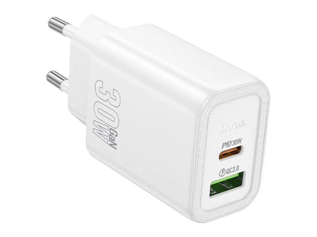 СЗУ HOCO N63 Gentle PD30W+QC3.0 (белый)