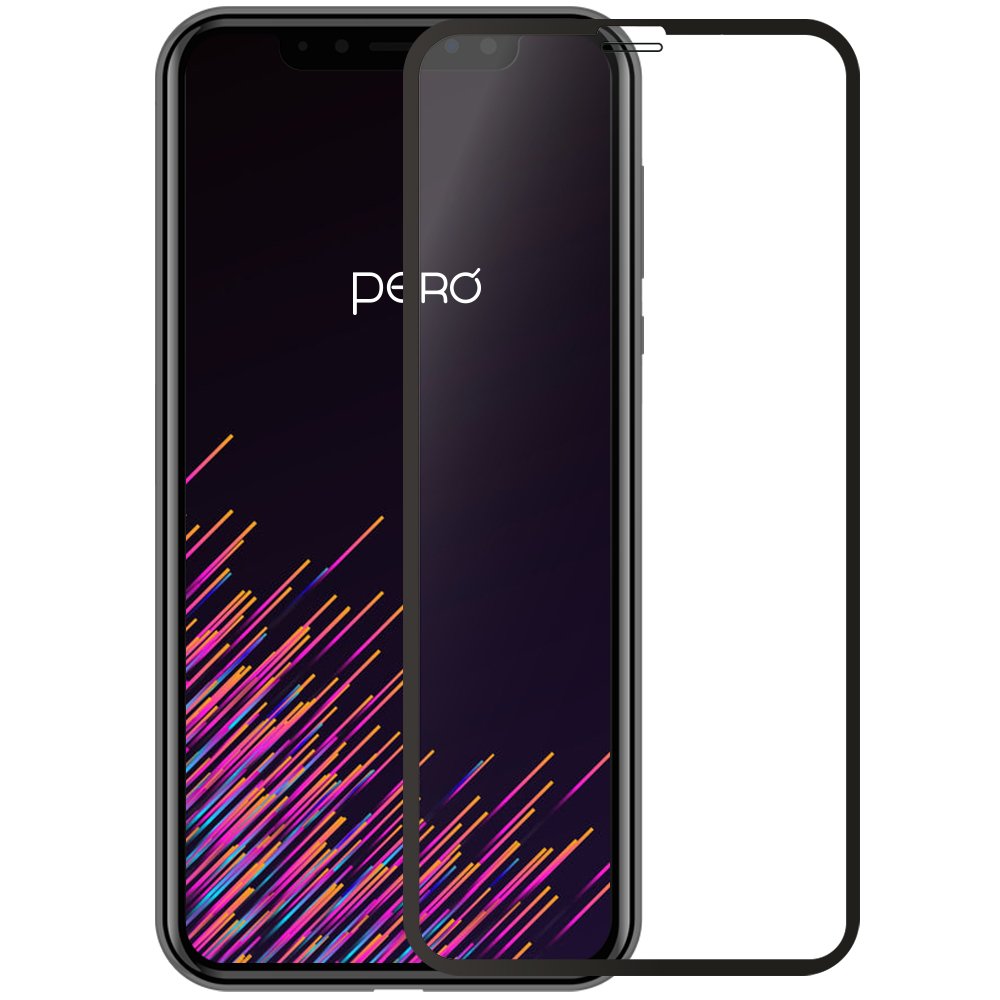 Защитное стекло PERO Full Glue для Samsung S25 PLUS, черное