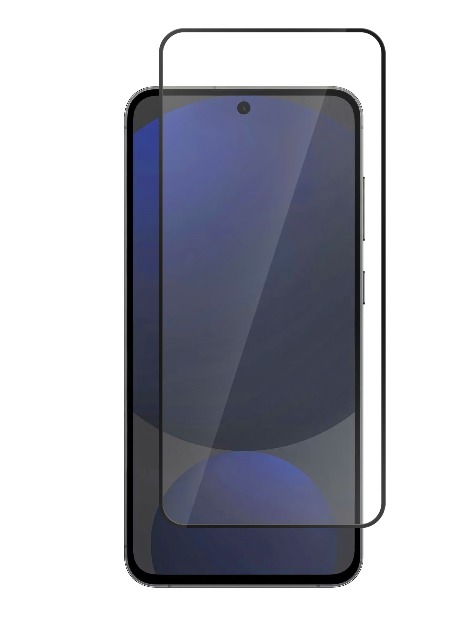 Защитное стекло Full Glue для Samsung Galaxy S25 FE  черная рамка