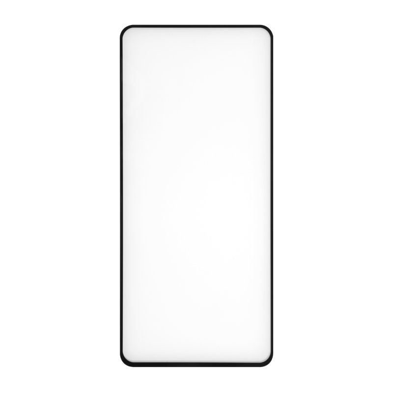 Защитное стекло для Samsung S21+  5G с работающим отпечатком пальца (Black) (Тех. упаковка)