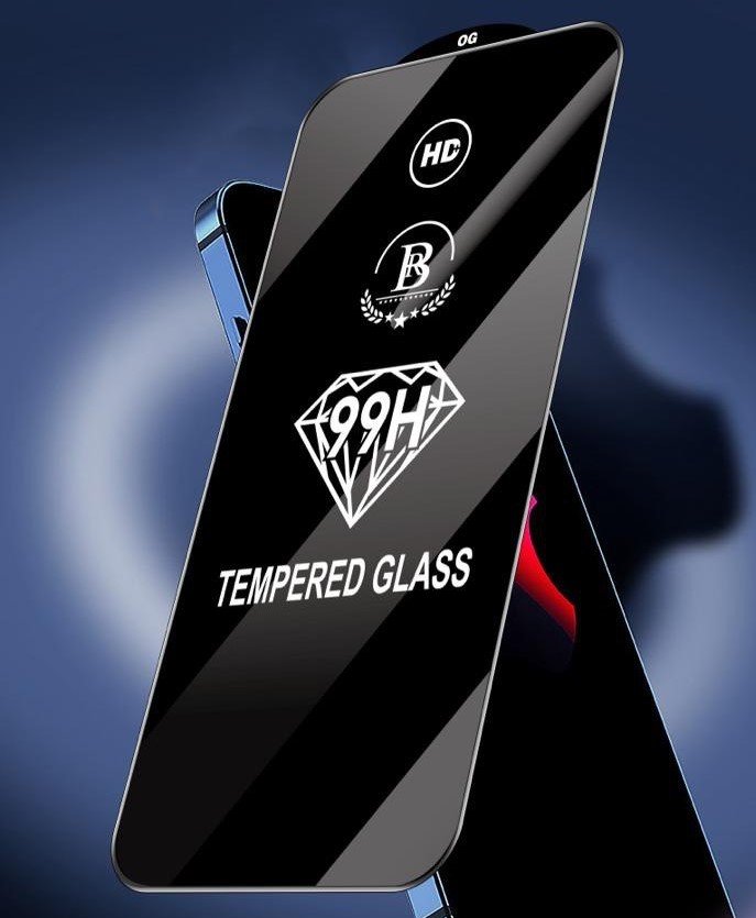 Защитное стекло 99H Diamond для iPhone 15 Plus /16 Plus (Black) (Тех. упаковка)