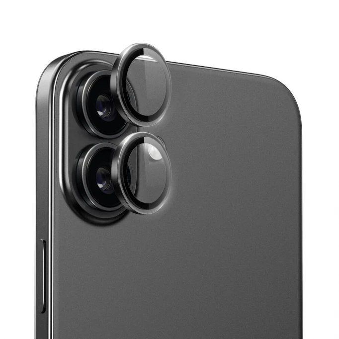 Защитные стекла / линзы на камеру для iPhone 16 / 16 Plus / iPhone 17 WiWU LG-005 (Black)