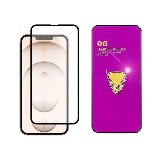 Защитное стекло OG  для Apple iPhone 16 Pro, олефобное, черное