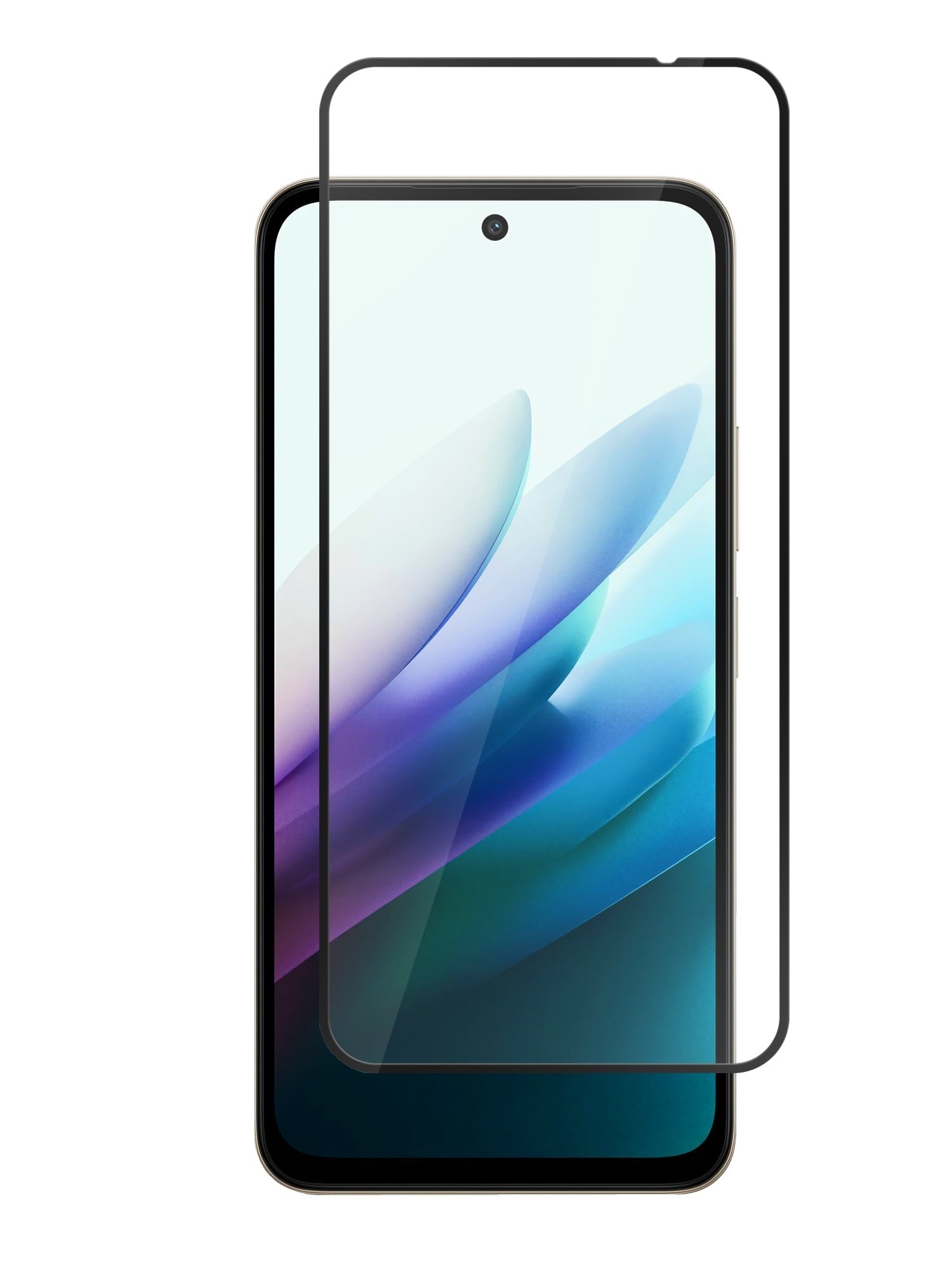 Защитное стекло Full Glue для Xiaomi Redmi 15 4G черная рамка