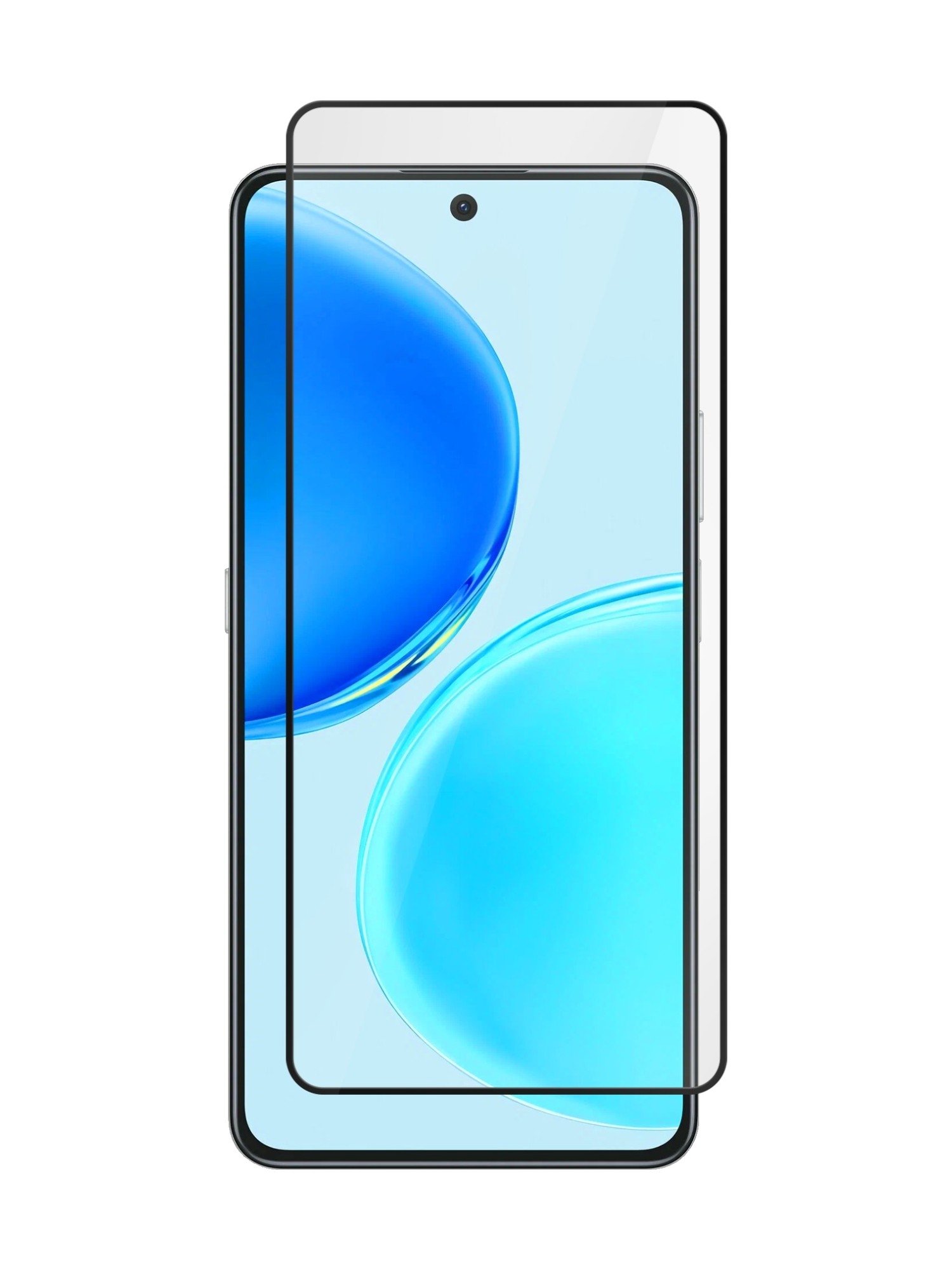 Защитное стекло Full Glue для Honor X8d черная рамка