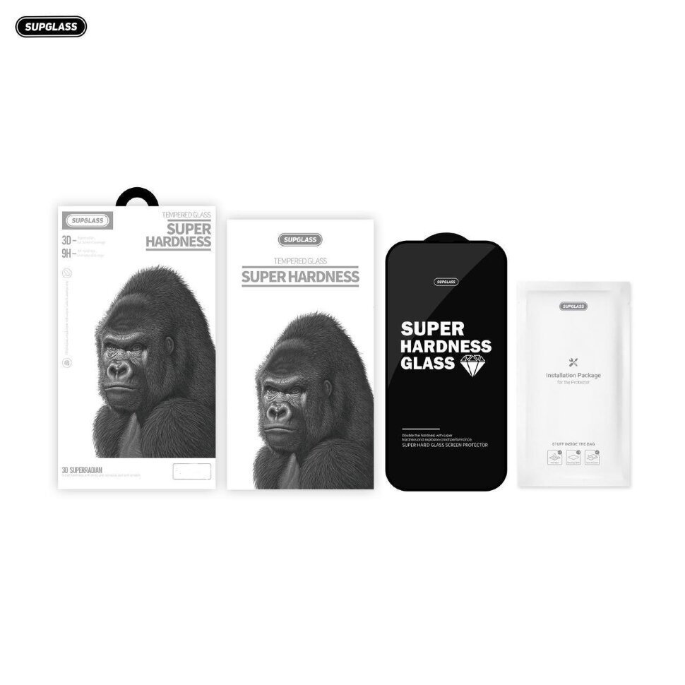 Защитное стекло SupGlass SG1117PM SG-11 3D Super Radian Glass For IPh 17 Pro Max (6.9)