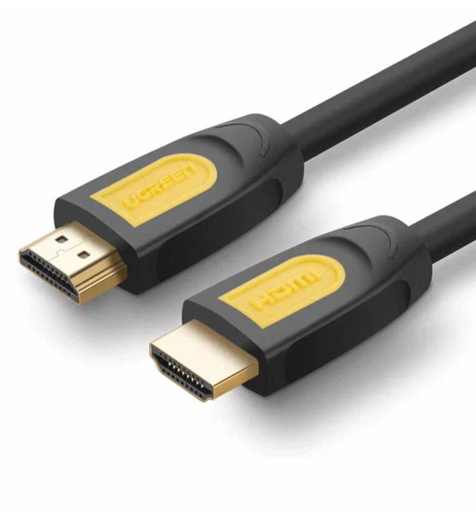Кабель UGREEN HD101 10130 HDMI Male To Male Round Cable 3m Yellow/Black