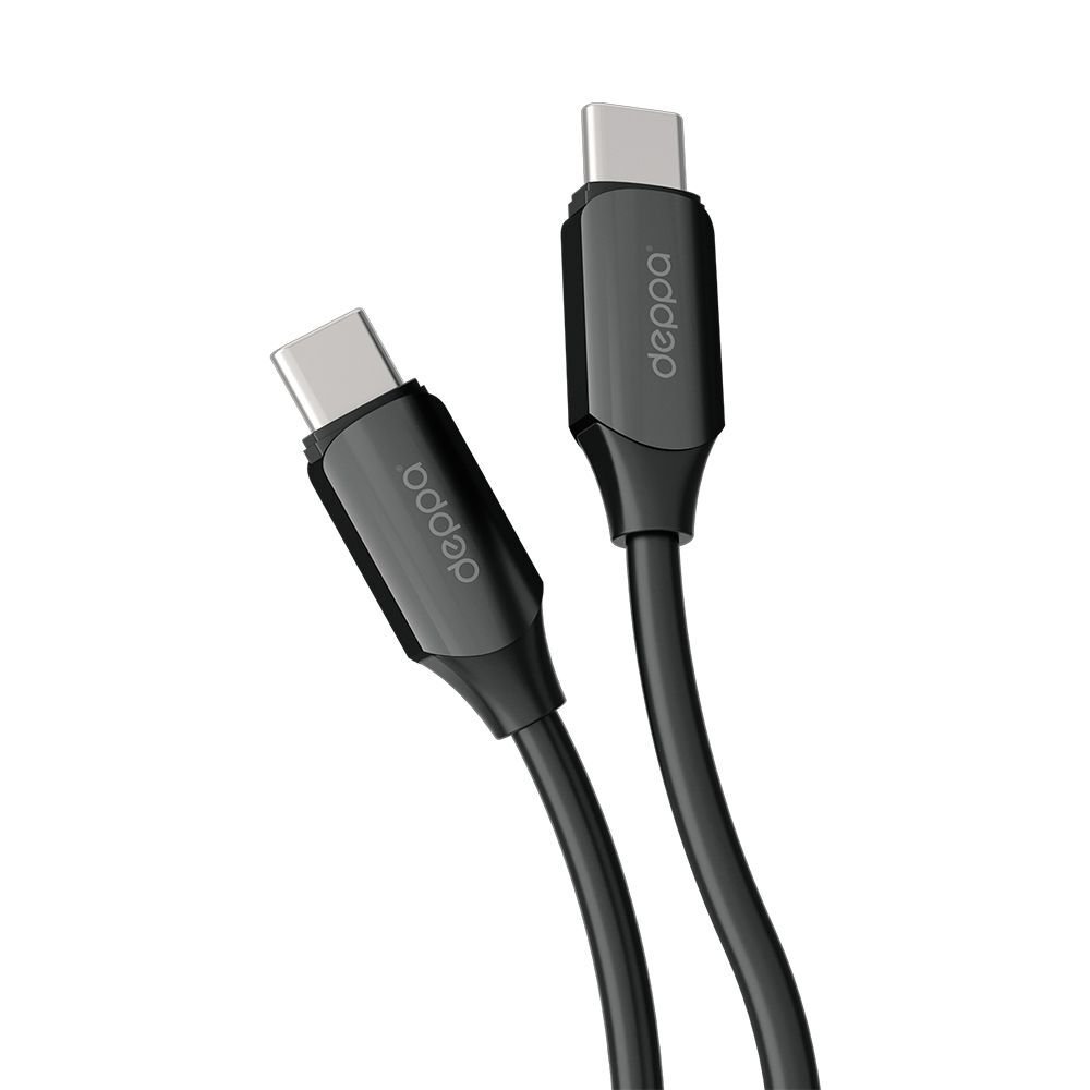 USB кабель Deppa 72536 Silk USB-С-USB-С 60Вт (1.2м)