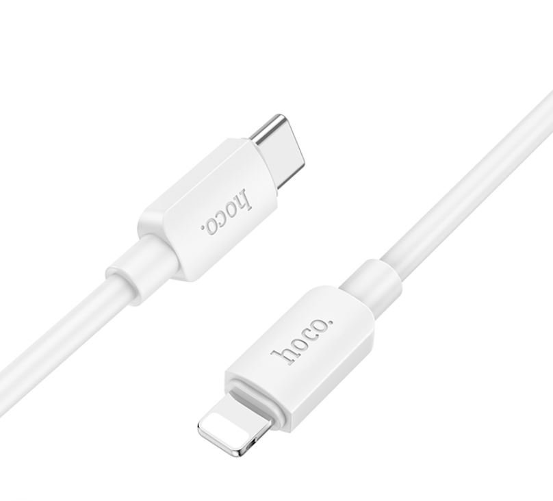 Дата-кабель HOCO X96 Hyper PD charging Lightning (белый)