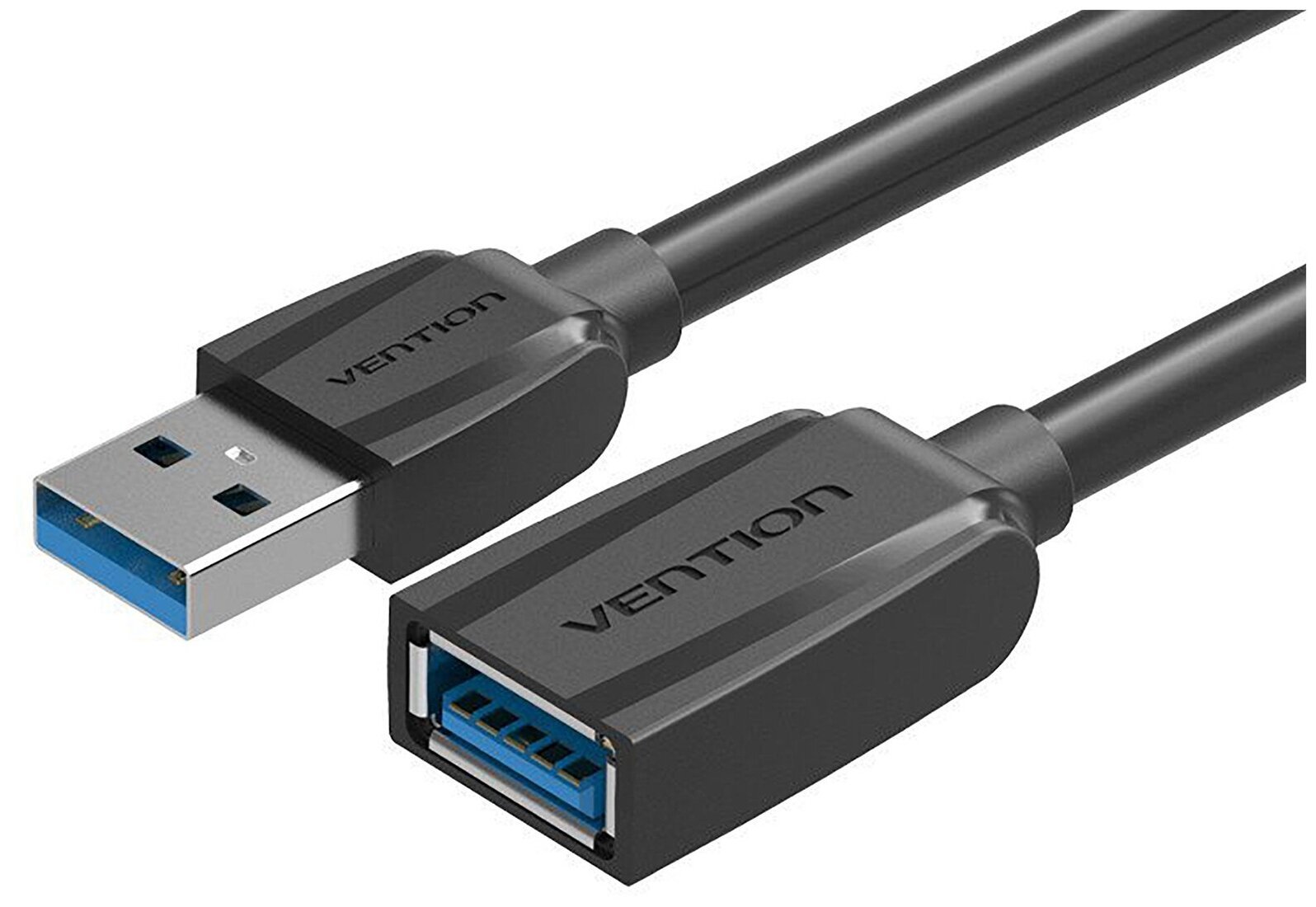 Кабель удлинитель Vention VAS-A45-B100 USB 3.0 AM/AF 1м Black Edition
