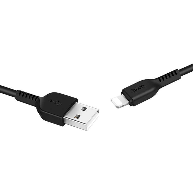 Дата-кабель HOCO X20 Flash Lightning, 2м (черный)