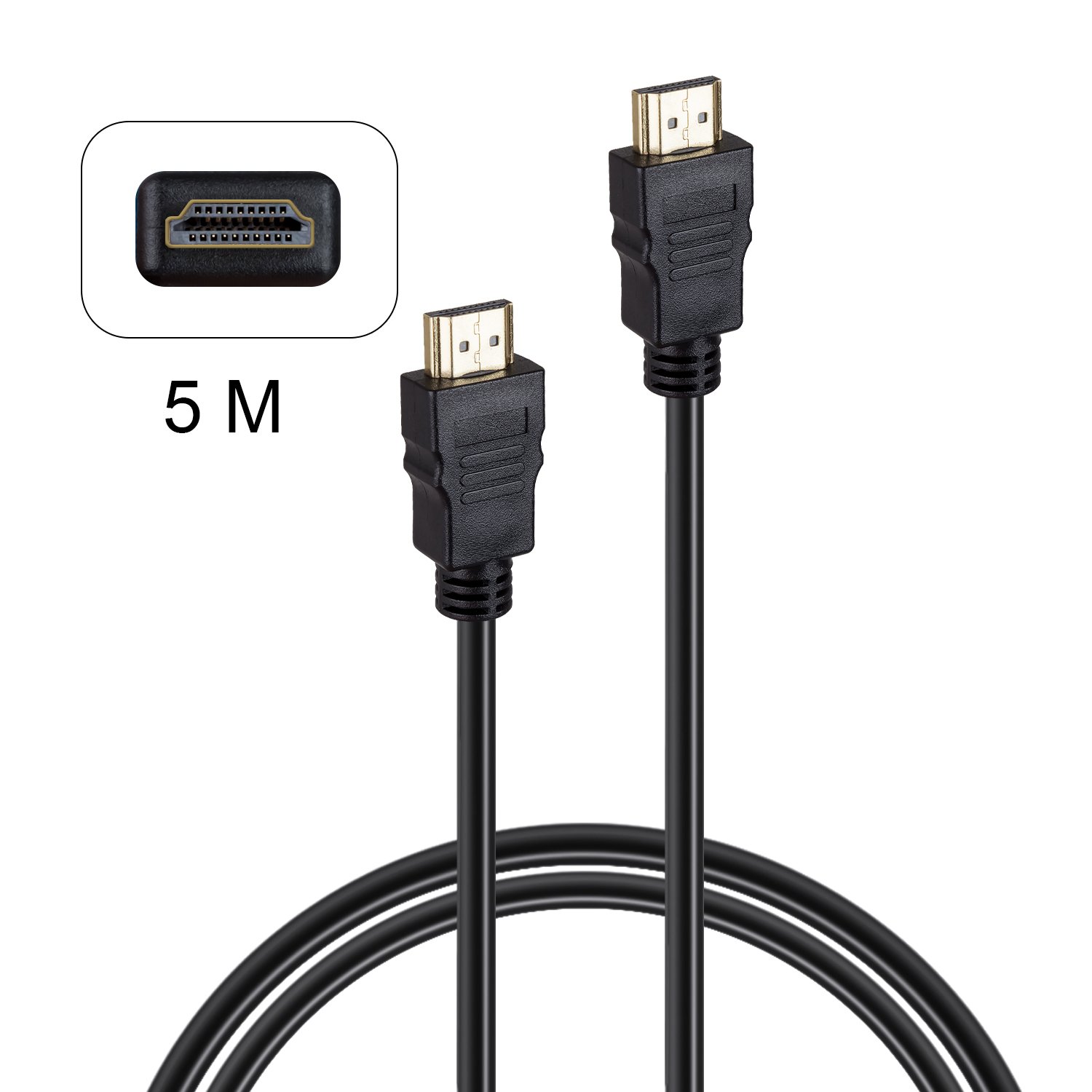 Кабель HDMI - HDMI , 5 метров (Black)