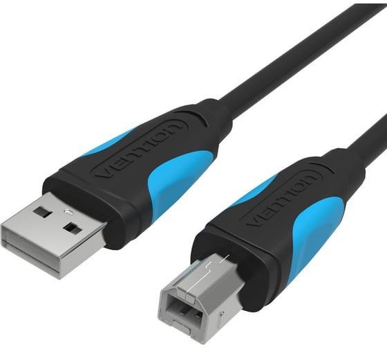 Кабель Vention VAS-A16-B500 USB 2.0 AM/BM 5м черный