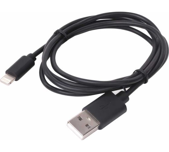 Кабель SONNEN 513116 USB 2.0-Lightning, 1м медь черный