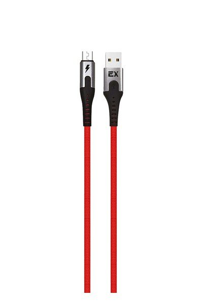 Дата-кабель Exployd EX-K-825 USB microUSB 1М 2.1A Sonder круглый красный
