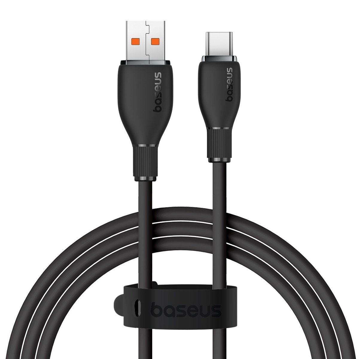 Дата-кабель Baseus Pudding (P10355703111-00) Fast Charging USB to Type-C 100W 1.2m Cluster Black