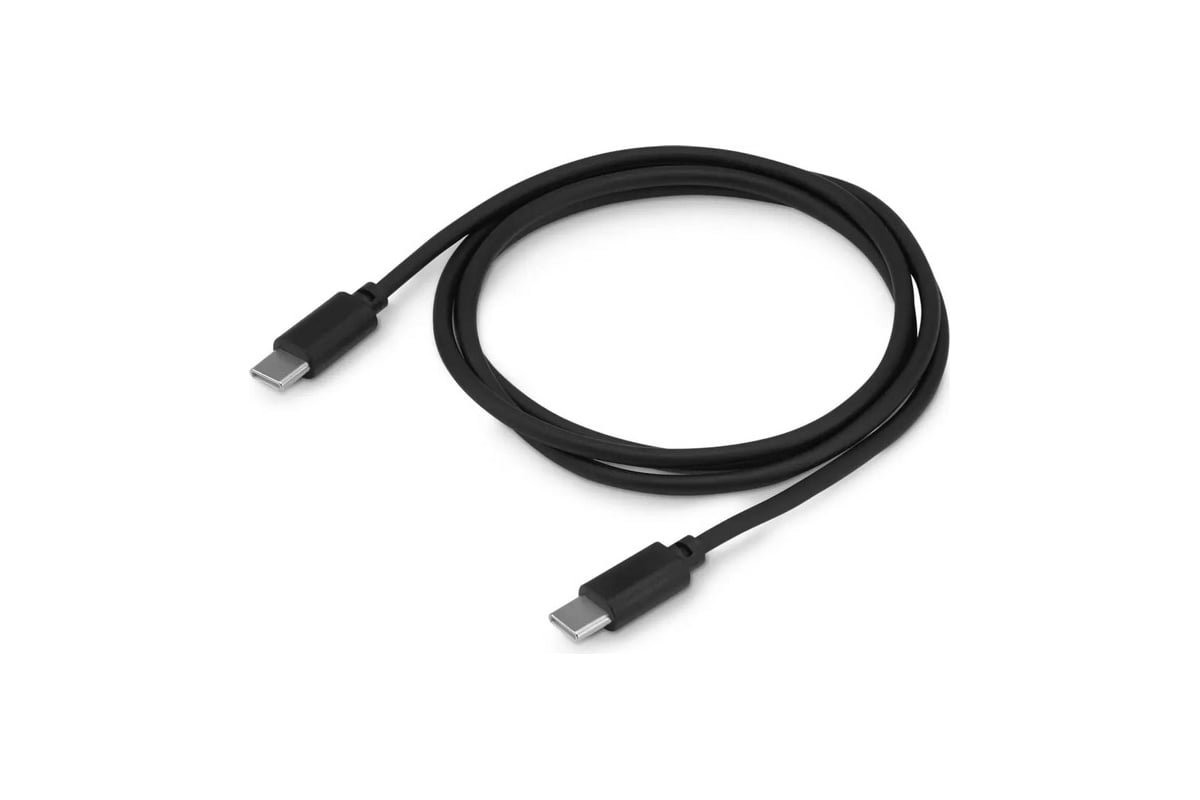 Кабель Buro BU-USB-CC-1.2M-100W USB Type-C m-USB Type-C m 1.2м черный