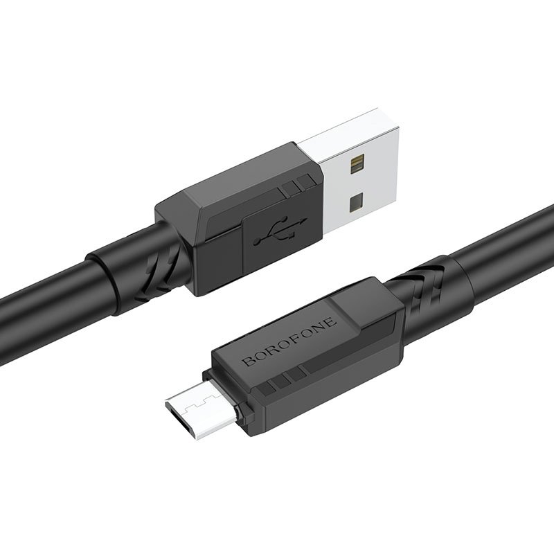 Дата-кабель BOROFONE BX81 Goodway charging micro 1м (черный)
