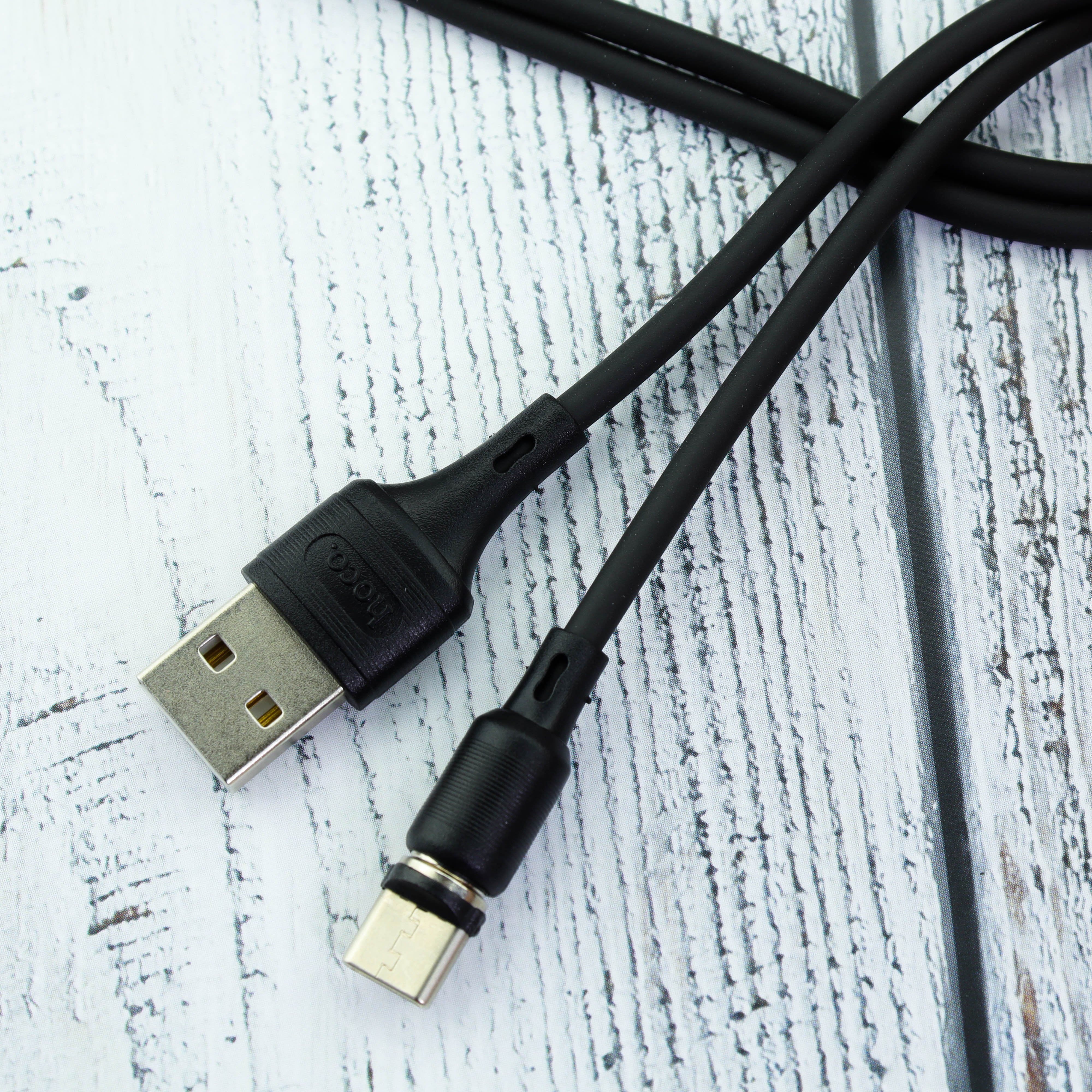 Дата-кабель HOCO X52 Sereno magnetic charging Type-C 1м (чёрный)