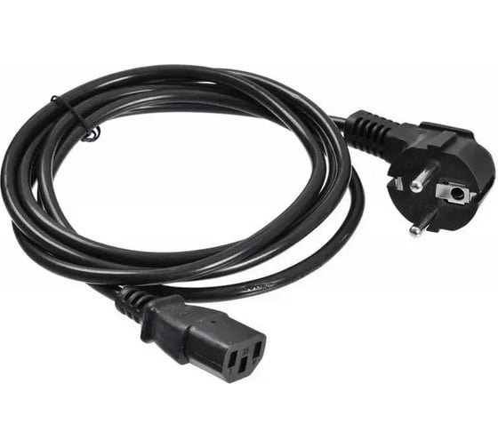 Кабель Buro BU-PCAB-ZP1 IEC C13 Евровилка 3м