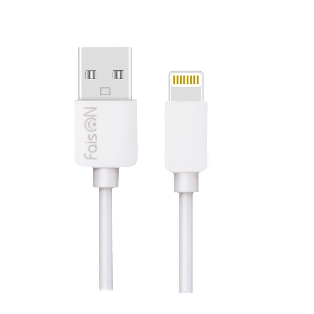 Кабель FaisON FX1 Prime USB-8pin 2.0м, 2.1A белый