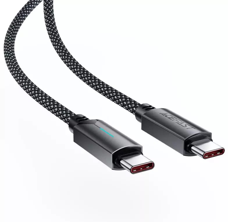 Кабель ACEFAST C19-03 USB-C to USB-C 60W fast charging data cable Black