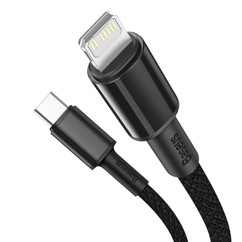 Дата-кабель Baseus (CATLGD-01) High Density Braided Fast Charging Type-C to iP PD 20W 1m Black