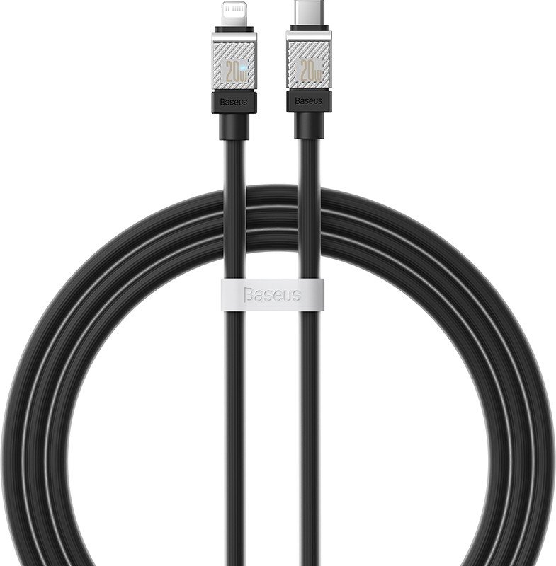 Кабель Baseus CoolPlay (CAKW000101) Fast Charging Type-C to iP 20W 2m Black