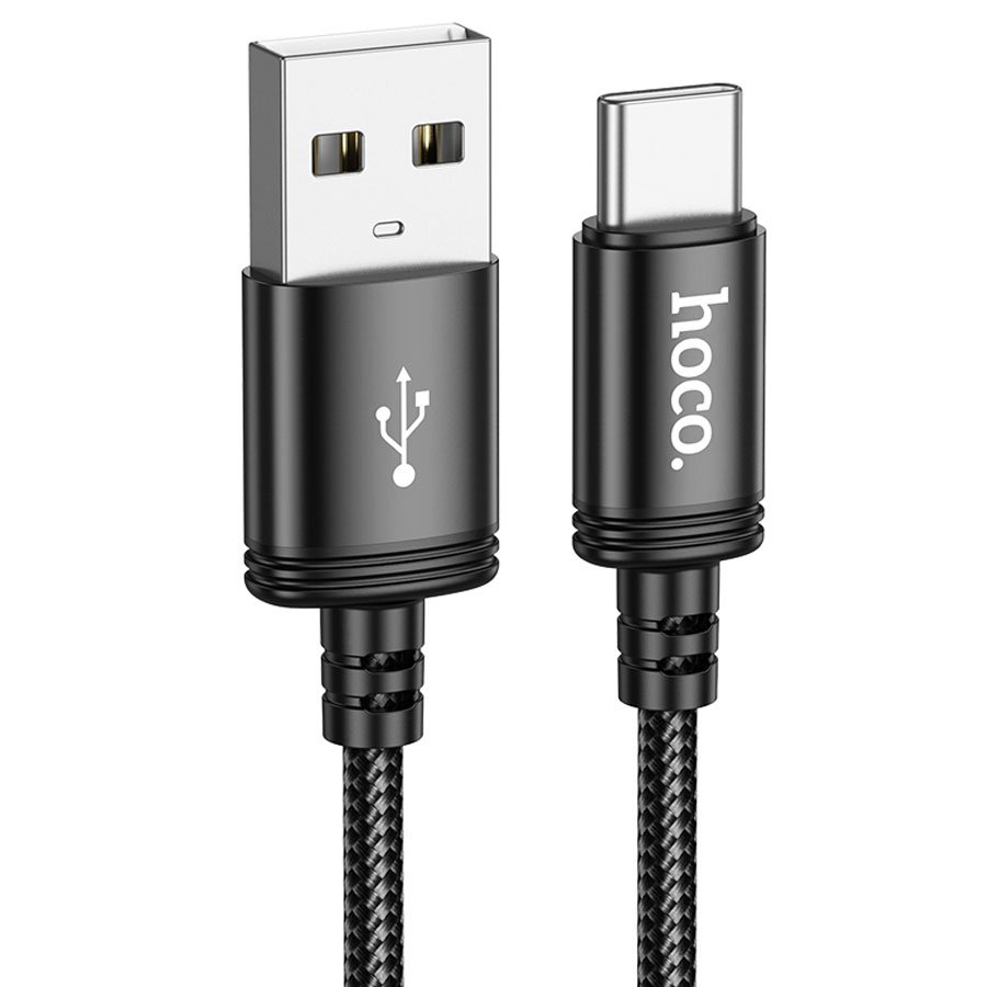 Дата-кабель HOCO X91 Radiance charging data cable for Type-C(L=3M) черный