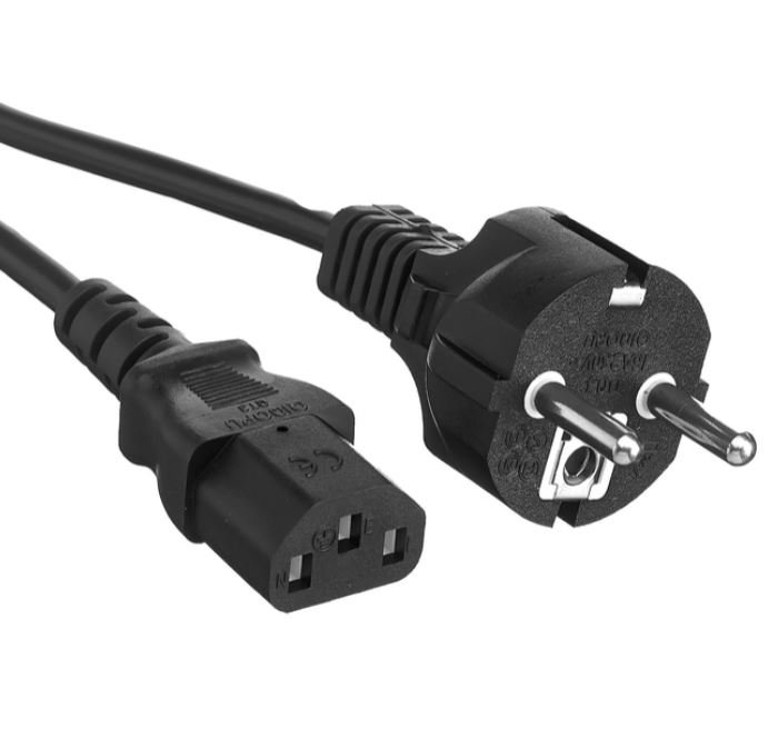 Кабель питания ExeGate Power PC-3P (Евровилка Schuko->C13, VDE-250V-3*0.5mm2, медь, черный, 6A, 3м)