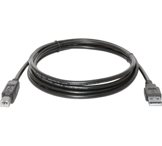 USB кабель DEFENDER USB04-17 USB2.0 AM-BM, 5.0м 83765
