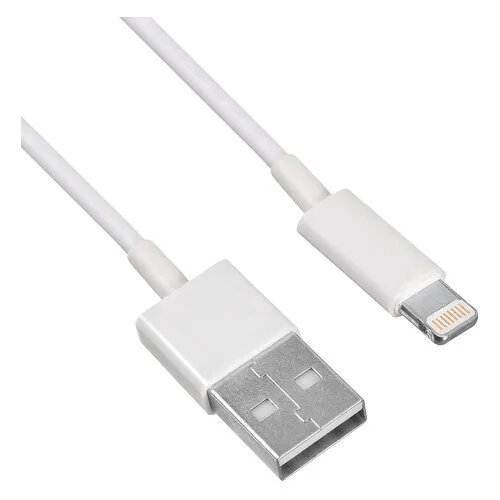 Кабель KINGPRICE KP-USBAL-2m Lightning (m)-USB (m) 2м 2A белый