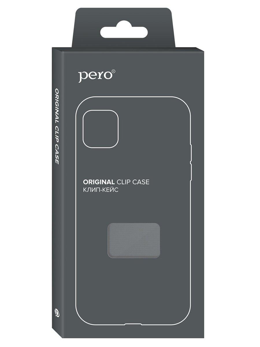 Клип-кейс PERO силикон для Samsung S22 Ultra прозрачный усиленный