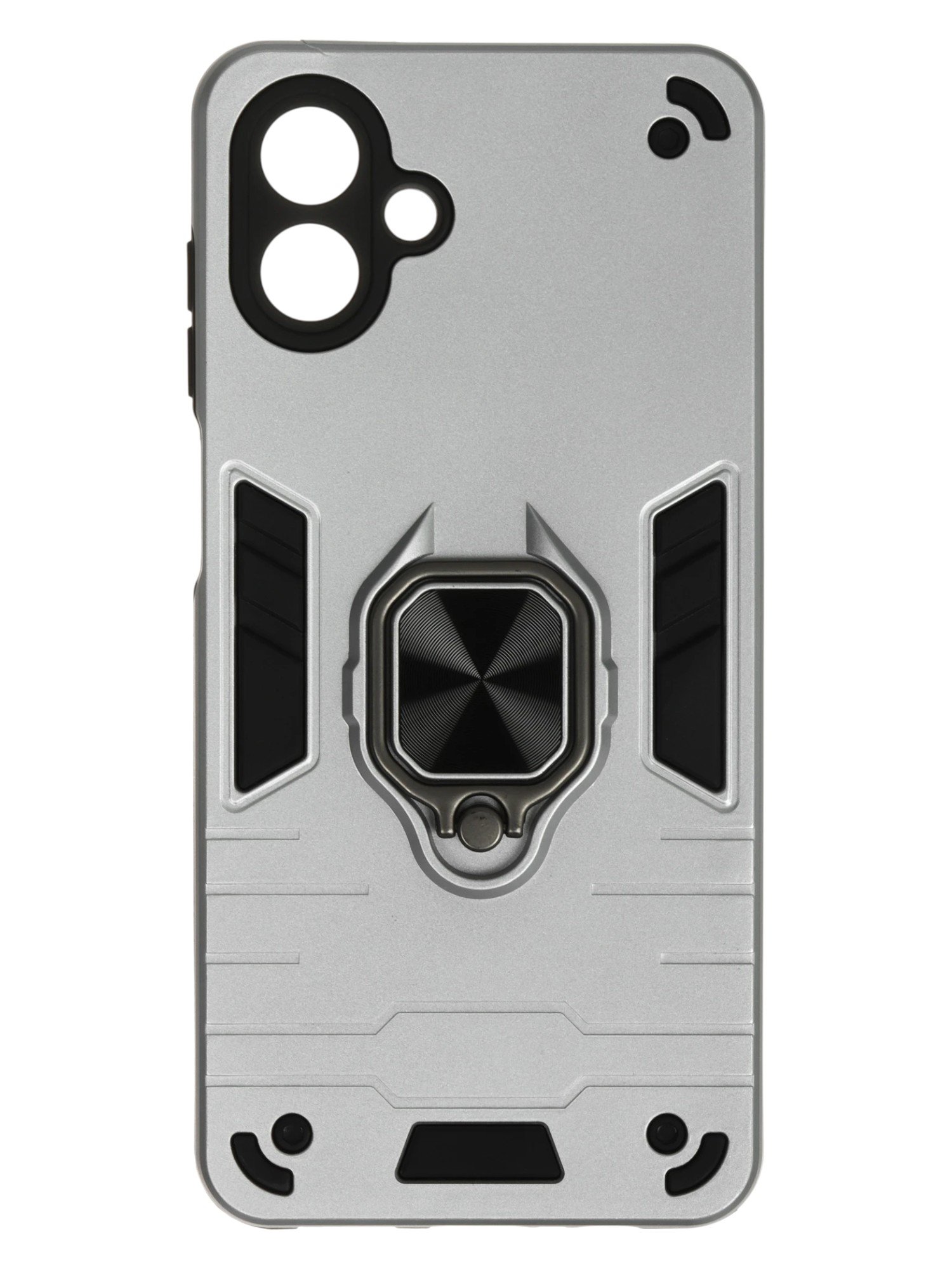 Чехол Anti-shock case для Samsung Galaxy A07/ A07s/ A08 серебристый