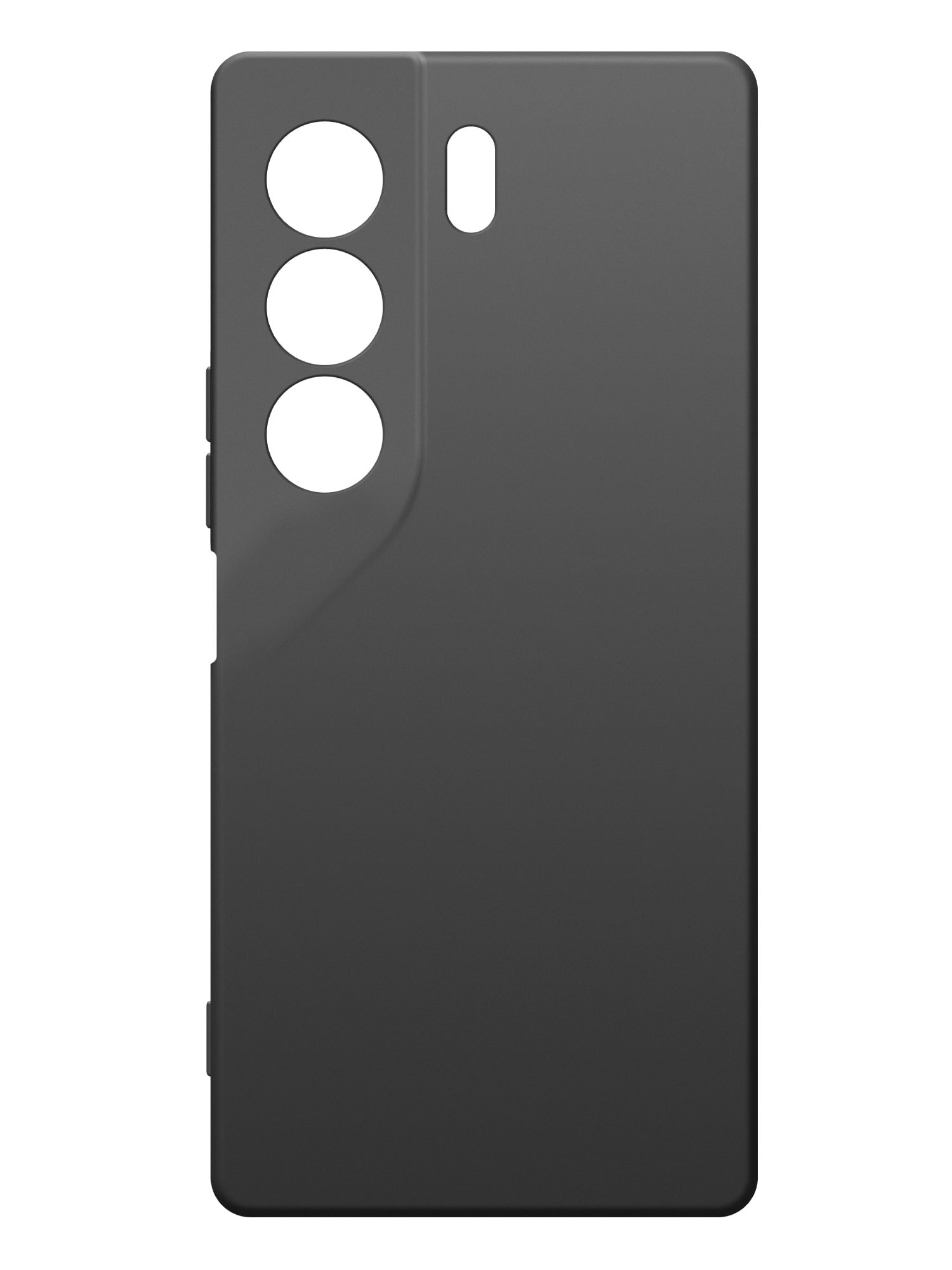 Чехол Silicone Case матовый для Tecno Camon 40 Pro 5G черный