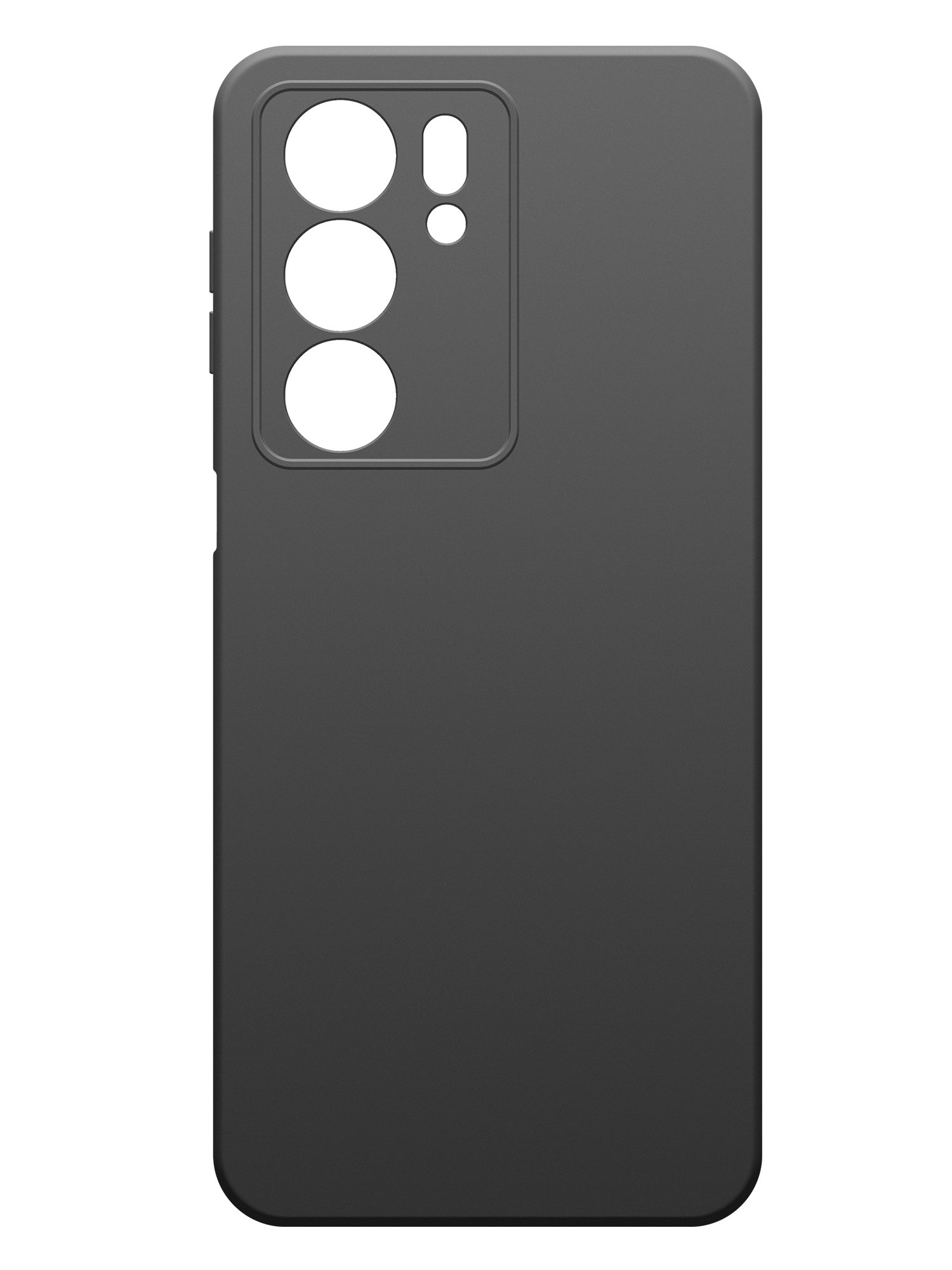 Чехол Silicone Case матовый для Realme C75/ C75X черный