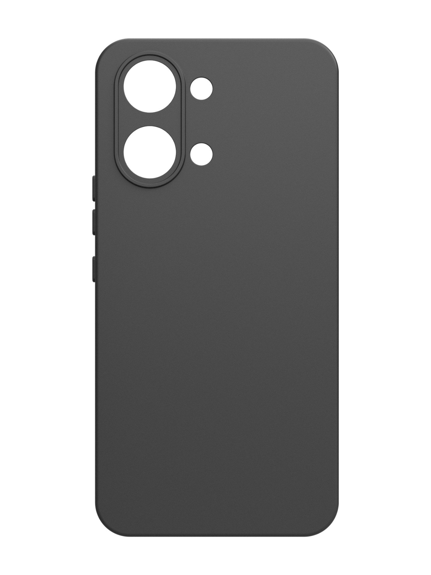 Чехол Silicone Case матовый для Xiaomi POCO X8 Pro Max черный