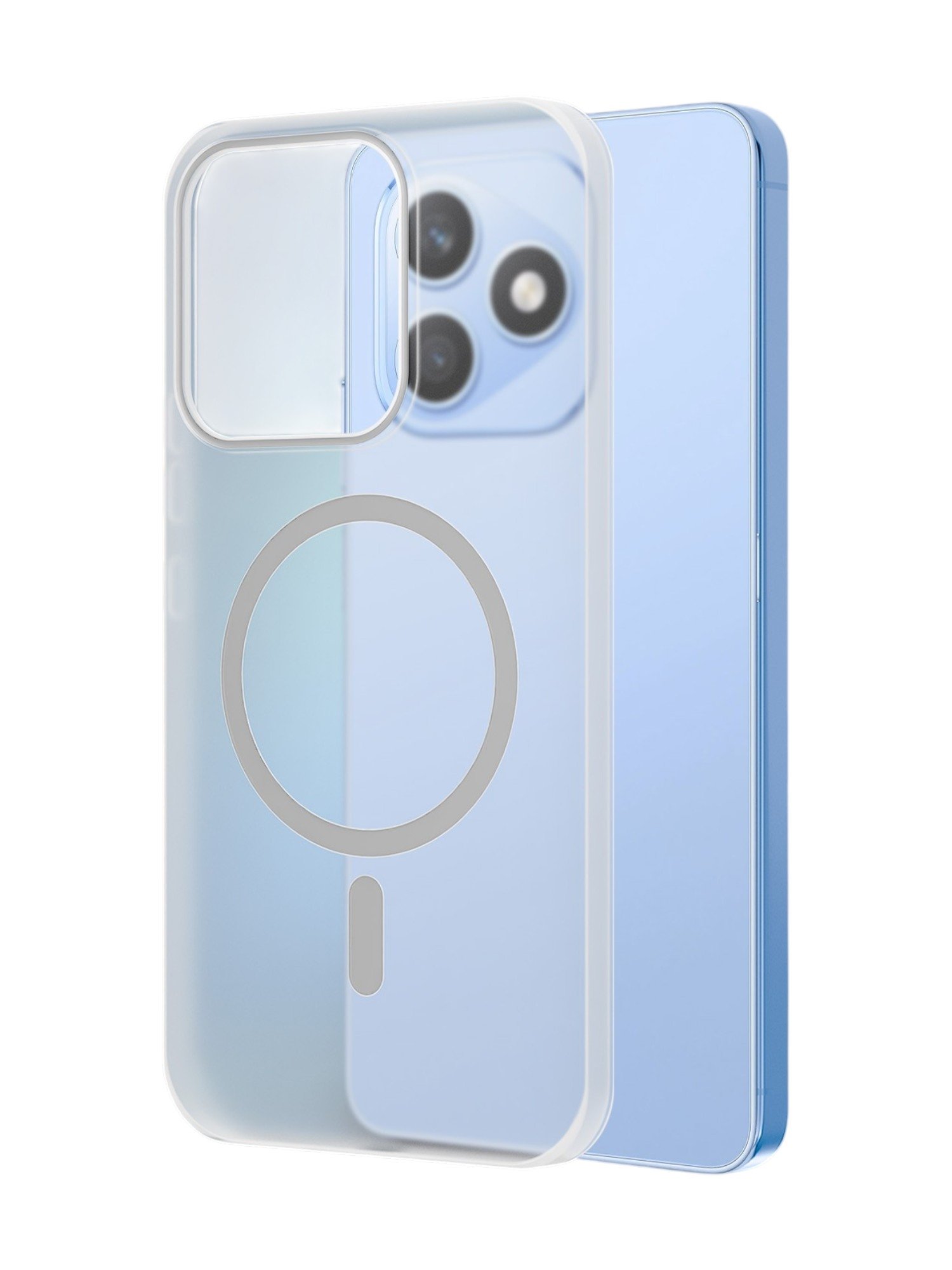 Чехол Ice Magnet Case для Honor X8d прозрачный матовый