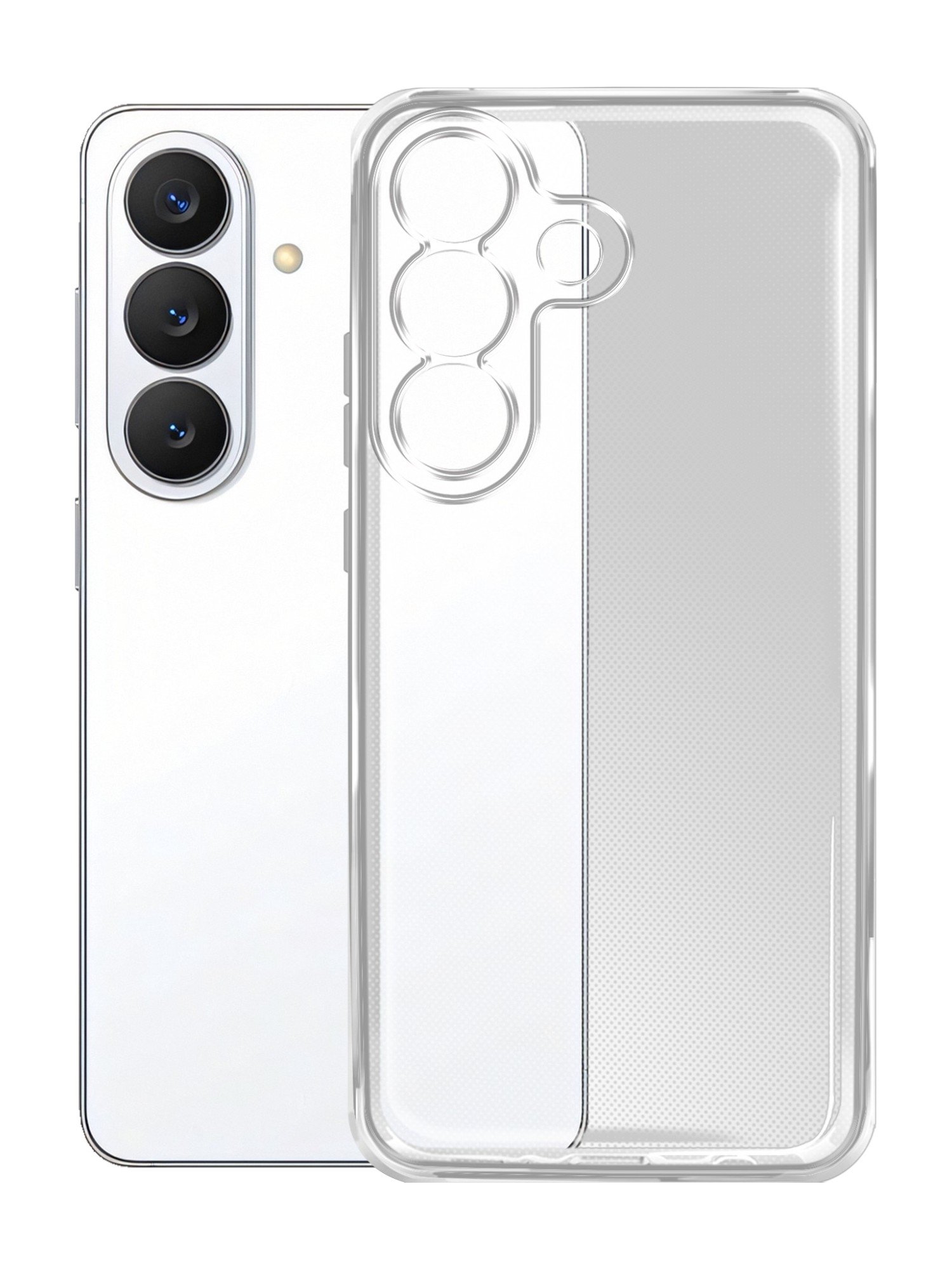 Чехол силиконовый для Samsung Galaxy S26 прозрачный