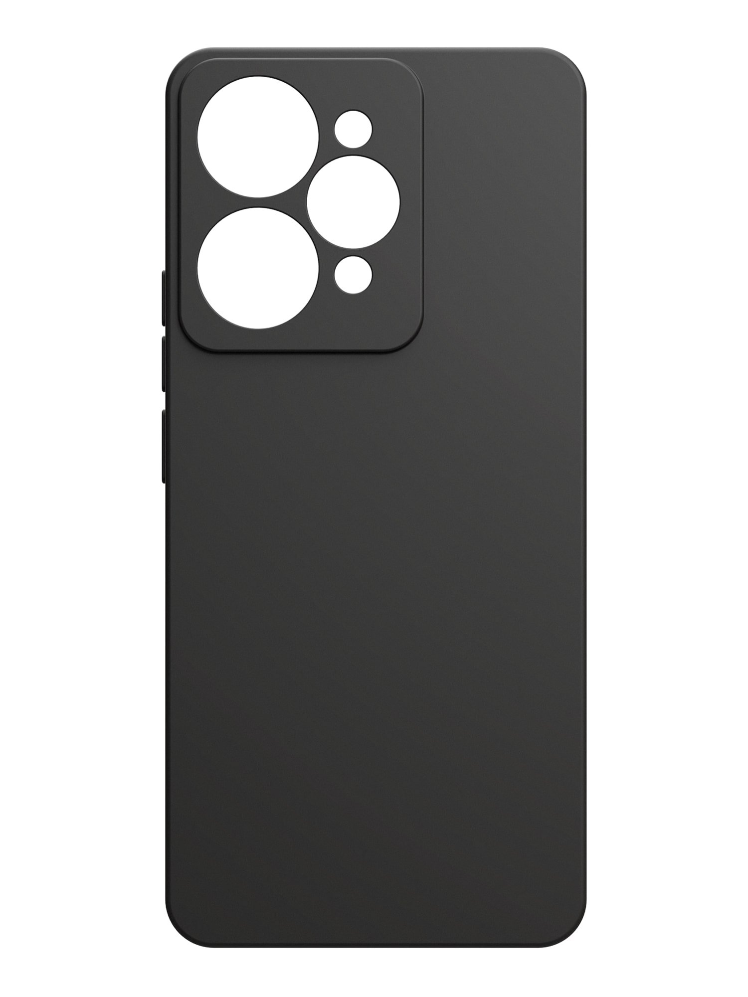 Чехол Silicone Case матовый для Realme 15 Pro черный