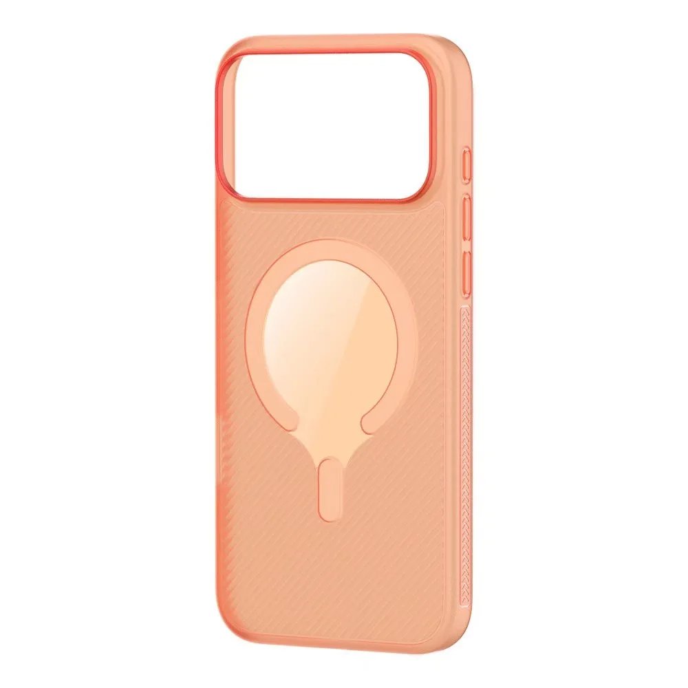 Чехол-накладка UNUK WaveLock ACS00535 рифленый, magsafe для iPhone 16 Pro Max золото